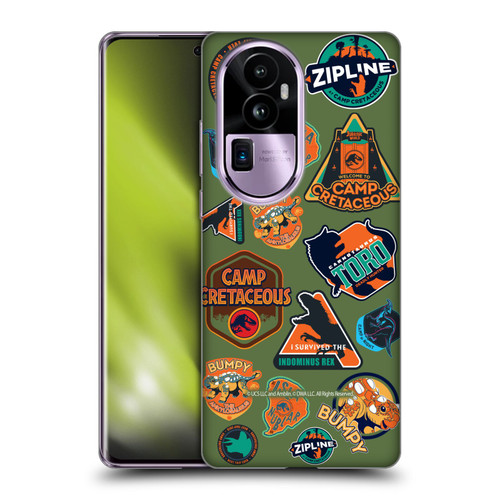 Jurassic World: Camp Cretaceous Character Art Pattern Icons Soft Gel Case for OPPO Reno10 Pro+