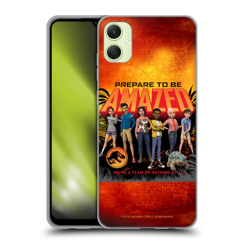 Jurassic World: Camp Cretaceous Character Art Amazed Soft Gel Case for Samsung Galaxy A05