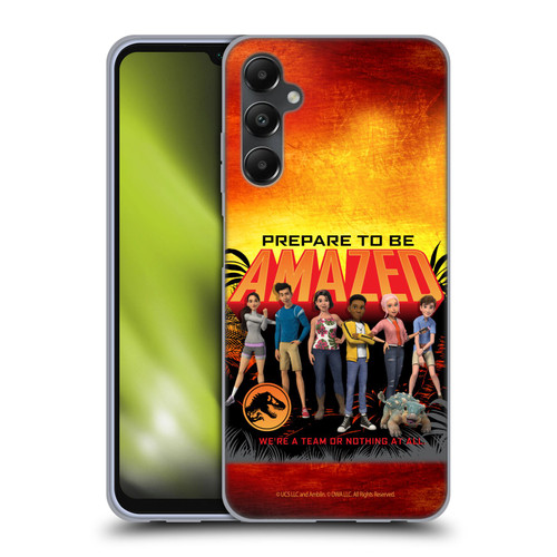 Jurassic World: Camp Cretaceous Character Art Amazed Soft Gel Case for Samsung Galaxy A05s