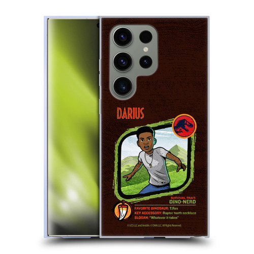 Jurassic World: Camp Cretaceous Character Art Darius Soft Gel Case for Samsung Galaxy S24 Ultra 5G