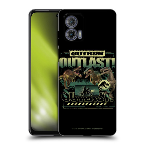 Jurassic World: Camp Cretaceous Dinosaur Graphics Outlast Soft Gel Case for Motorola Moto G73 5G