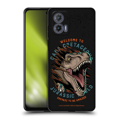 Jurassic World: Camp Cretaceous Dinosaur Graphics Welcome Soft Gel Case for Motorola Moto G73 5G