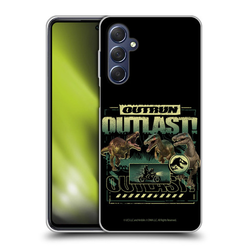 Jurassic World: Camp Cretaceous Dinosaur Graphics Outlast Soft Gel Case for Samsung Galaxy M54 5G