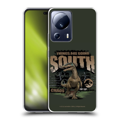 Jurassic World: Camp Cretaceous Dinosaur Graphics Things Are Going South Soft Gel Case for Xiaomi 13 Lite 5G