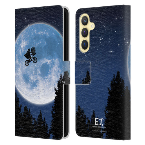 E.T. Graphics Poster Leather Book Wallet Case Cover For Samsung Galaxy S23 FE 5G
