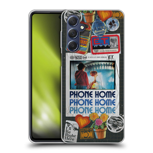 E.T. Graphics Phone Home Collage Soft Gel Case for Samsung Galaxy M54 5G