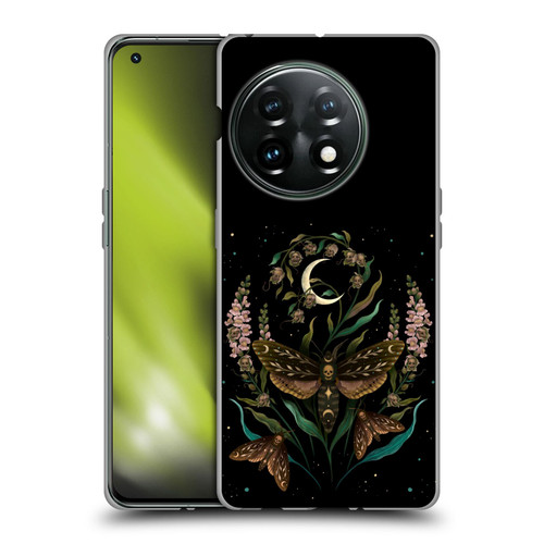 Episodic Drawing Illustration Animals Death Head Soft Gel Case for OnePlus 11 5G