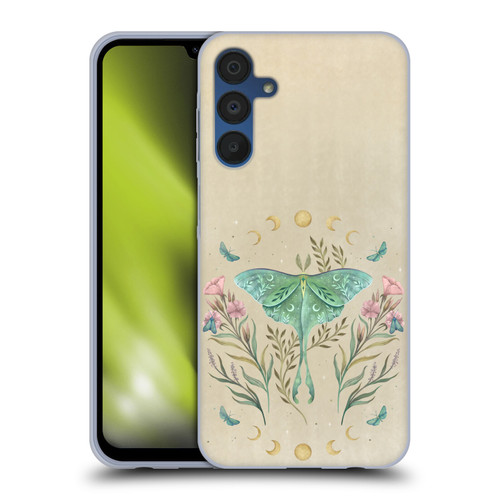 Episodic Drawing Illustration Animals Luna And Forester Vintage Soft Gel Case for Samsung Galaxy A15