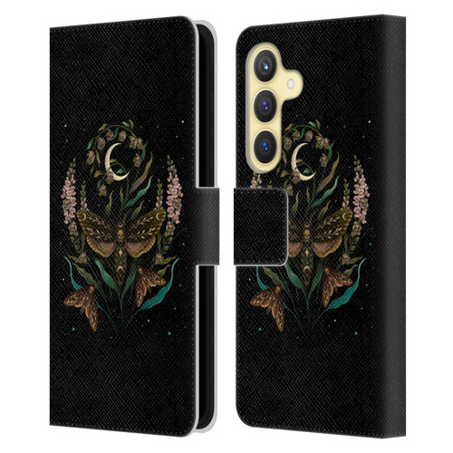 Episodic Drawing Illustration Animals Death Head Leather Book Wallet Case Cover For Samsung Galaxy S24 5G