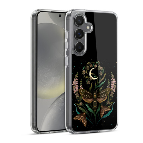 Episodic Drawing Illustration Animals Death Head Soft Gel Case for Samsung Galaxy S24 5G & MagSafe