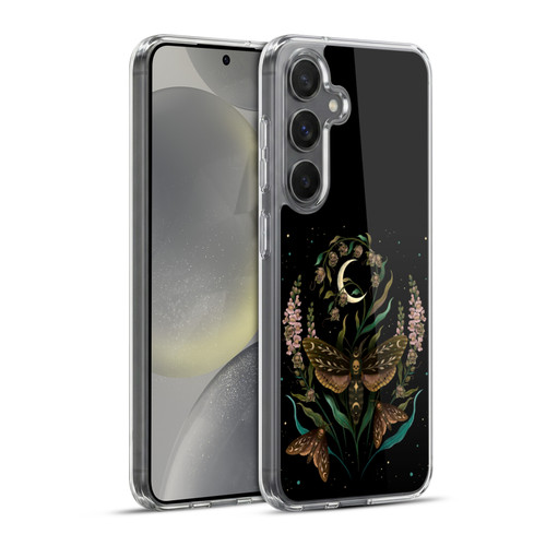 Episodic Drawing Illustration Animals Death Head Soft Gel Case for Samsung Galaxy S24+ 5G & MagSafe