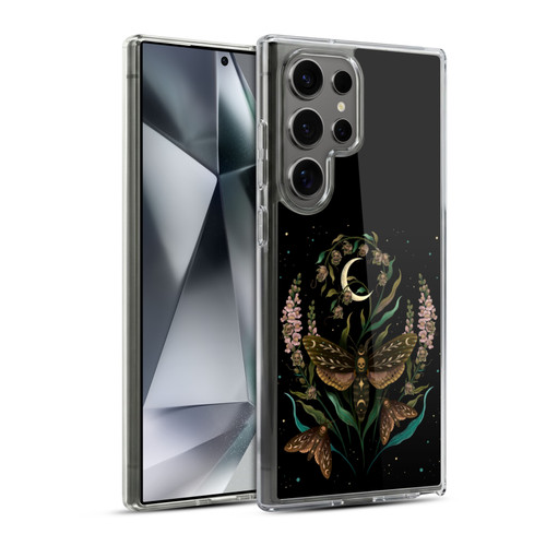 Episodic Drawing Illustration Animals Death Head Soft Gel Case for Samsung Galaxy S24 Ultra 5G & MagSafe