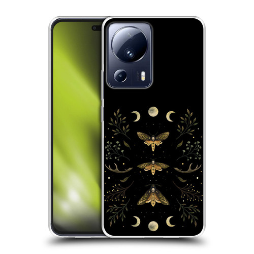 Episodic Drawing Illustration Animals Death Head Moth Night Soft Gel Case for Xiaomi 13 Lite 5G