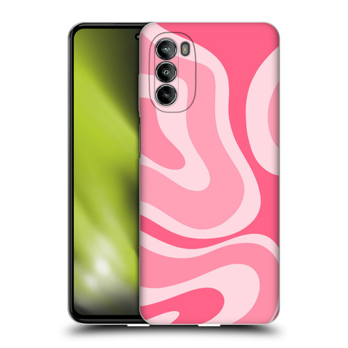 Kierkegaard Design Studio Art Modern Liquid Swirl Candy Pink Soft Gel Case for Motorola Moto G82 5G