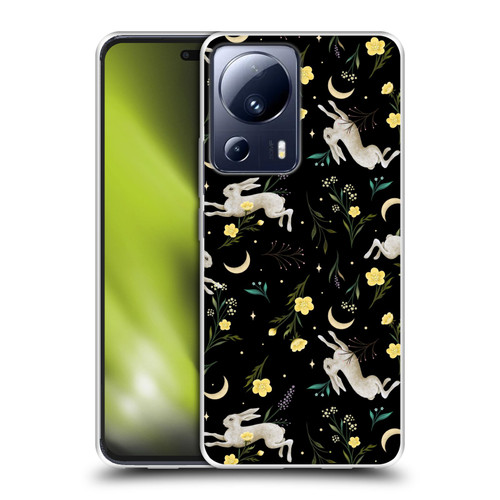 Episodic Drawing Pattern Bunny Night Soft Gel Case for Xiaomi 13 Lite 5G