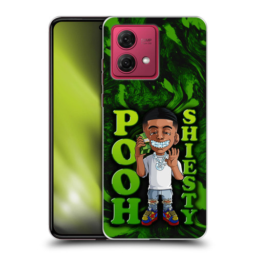 Pooh Shiesty Graphics Green Soft Gel Case for Motorola Moto G84 5G