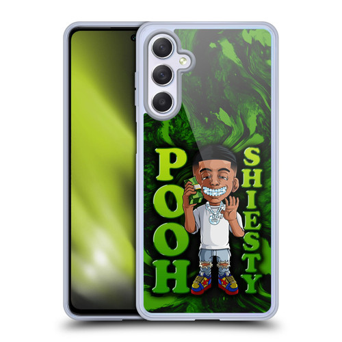 Pooh Shiesty Graphics Green Soft Gel Case for Samsung Galaxy M54 5G