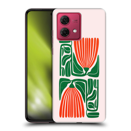 Ayeyokp Plants And Flowers Beige Les Fleurs Color Soft Gel Case for Motorola Moto G84 5G