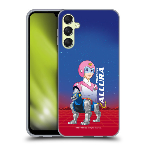 Voltron Character Art Princess Allura Soft Gel Case for Samsung Galaxy A24 4G / Galaxy M34 5G