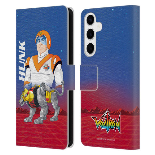 Voltron Character Art Hunk Leather Book Wallet Case Cover For Samsung Galaxy S24+ 5G