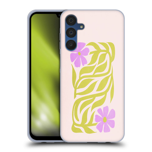 Ayeyokp Plants And Flowers Flower Market Les Fleurs Color Soft Gel Case for Samsung Galaxy A15