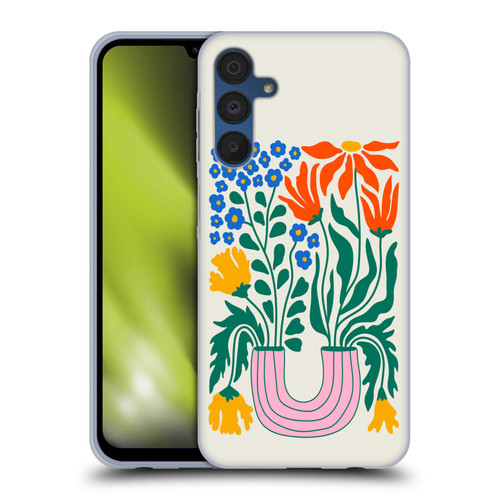 Ayeyokp Plants And Flowers Withering Flower Market Soft Gel Case for Samsung Galaxy A15