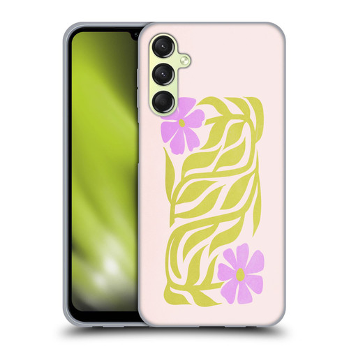 Ayeyokp Plants And Flowers Flower Market Les Fleurs Color Soft Gel Case for Samsung Galaxy A24 4G / Galaxy M34 5G