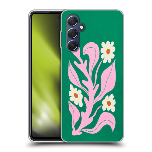 Ayeyokp Plants And Flowers Green Les Fleurs Color Soft Gel Case for Samsung Galaxy M54 5G