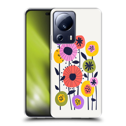 Ayeyokp Plants And Flowers Minimal Flower Market Soft Gel Case for Xiaomi 13 Lite 5G