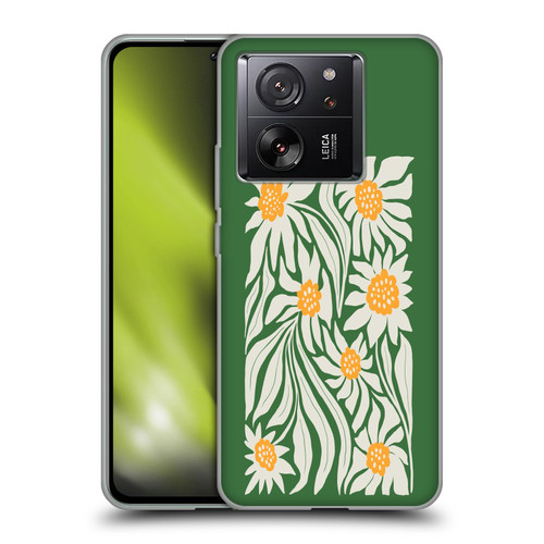 Ayeyokp Plants And Flowers Sunflowers Green Soft Gel Case for Xiaomi 13T 5G / 13T Pro 5G