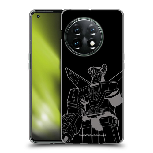 Voltron Graphics Oversized Black Robot Soft Gel Case for OnePlus 11 5G