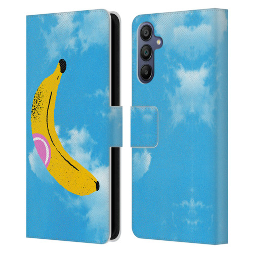 Ayeyokp Pop Banana Pop Art Sky Leather Book Wallet Case Cover For Samsung Galaxy A15