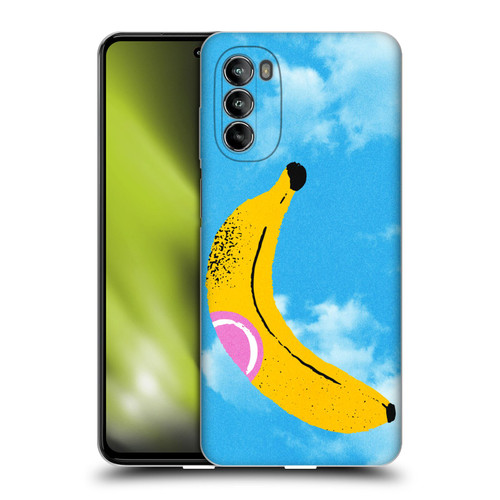 Ayeyokp Pop Banana Pop Art Sky Soft Gel Case for Motorola Moto G82 5G