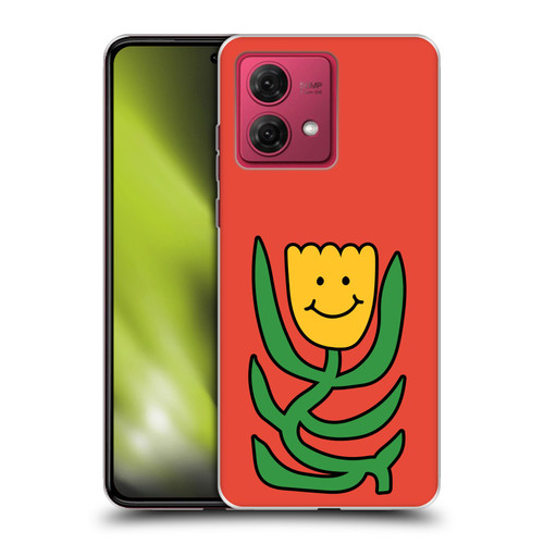 Ayeyokp Pop Flower Of Joy Red Soft Gel Case for Motorola Moto G84 5G