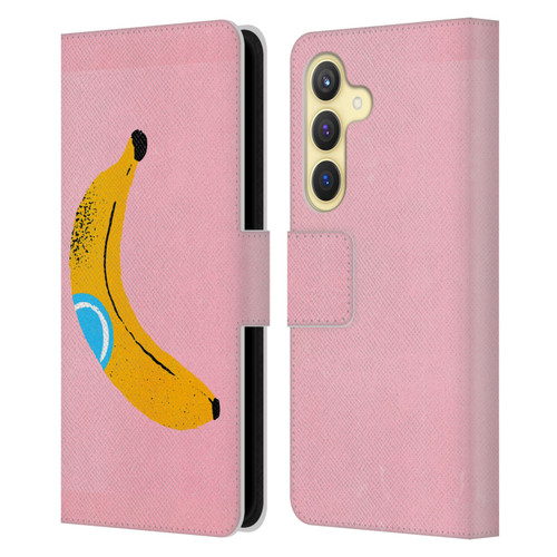 Ayeyokp Pop Banana Pop Art Leather Book Wallet Case Cover For Samsung Galaxy S24 5G