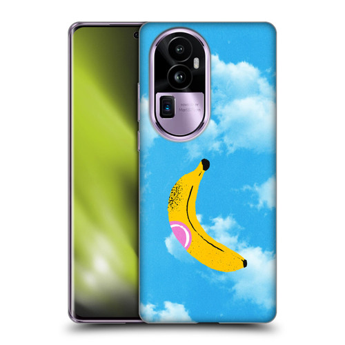 Ayeyokp Pop Banana Pop Art Sky Soft Gel Case for OPPO Reno10 Pro+