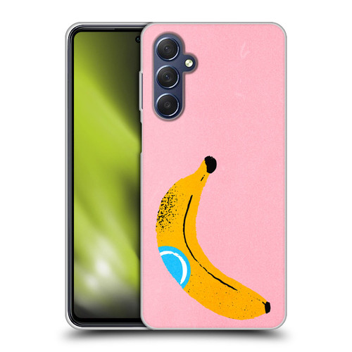 Ayeyokp Pop Banana Pop Art Soft Gel Case for Samsung Galaxy M54 5G
