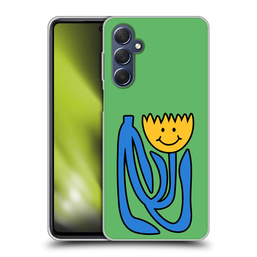 Ayeyokp Pop Flower Of Joy Green Soft Gel Case for Samsung Galaxy M54 5G