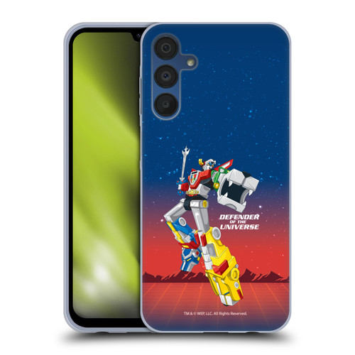 Voltron Graphics Defender Of Universe Gradient Soft Gel Case for Samsung Galaxy A15