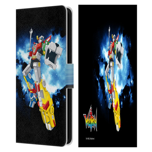 Voltron Graphics Galaxy Nebula Robot Leather Book Wallet Case Cover For Samsung Galaxy S23 FE 5G