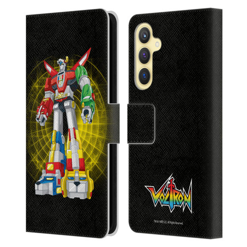 Voltron Graphics Robot Sphere Leather Book Wallet Case Cover For Samsung Galaxy S23 FE 5G