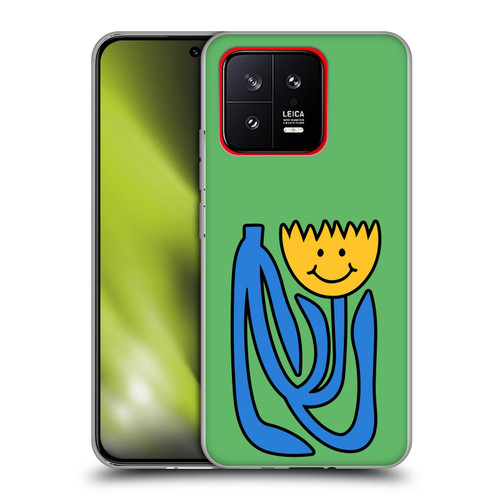 Ayeyokp Pop Flower Of Joy Green Soft Gel Case for Xiaomi 13 5G