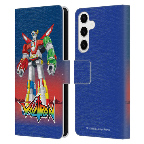 Voltron Graphics Robot Leather Book Wallet Case Cover For Samsung Galaxy S24+ 5G