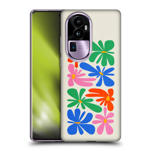 Ayeyokp Plant Pattern Flower Shapes Flowers Bloom Soft Gel Case for OPPO Reno10 Pro+