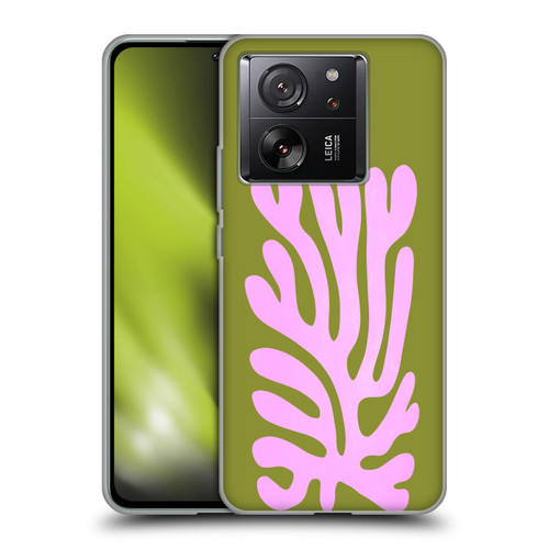 Ayeyokp Plant Pattern Abstract Soft Gel Case for Xiaomi 13T 5G / 13T Pro 5G