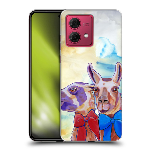 Jody Wright Animals Lovely Llamas Soft Gel Case for Motorola Moto G84 5G