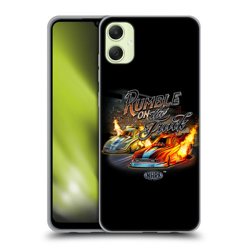 National Hot Rod Association Graphics Rumble On The Track Soft Gel Case for Samsung Galaxy A05