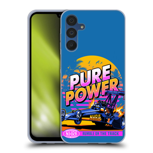 National Hot Rod Association Graphics Pure Power Soft Gel Case for Samsung Galaxy A15