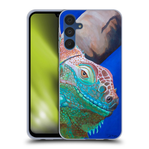 Jody Wright Animals Iguana Attitude Soft Gel Case for Samsung Galaxy A15