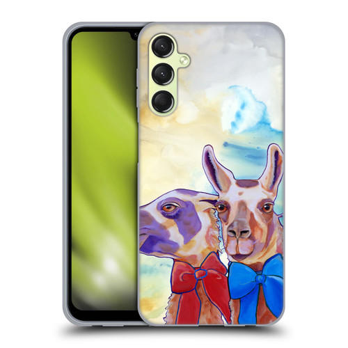 Jody Wright Animals Lovely Llamas Soft Gel Case for Samsung Galaxy A24 4G / Galaxy M34 5G